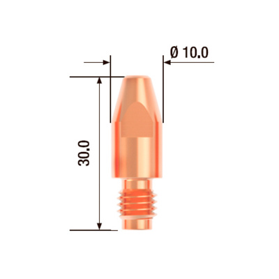 Контактный наконечник Fubag M8x30 d1,2 (FB 360/450)