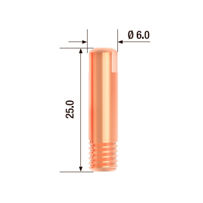 Контактный наконечник Fubag M6x25 d0,6 (FB 150)